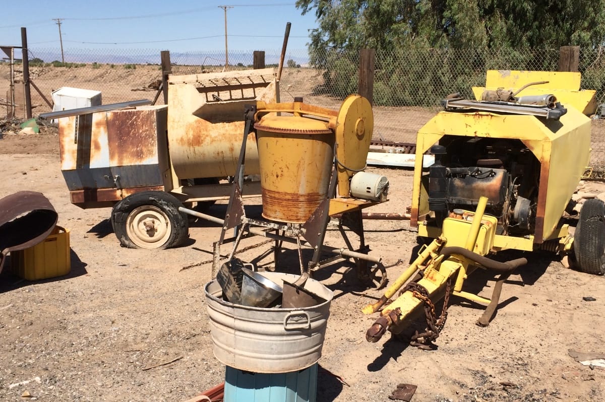 heavy-equipment-and-cement-mixer-sold-in-brawley-from-a-pool-construction-company