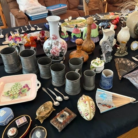 English collection of mugs